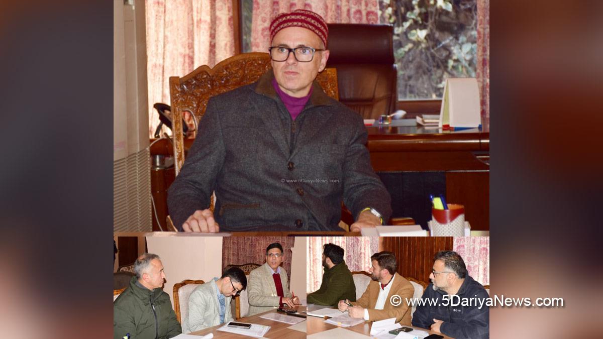 Omar Abdullah, Chief Minister of J&K, Jammu and Kashmir National Conference, National Conference, Srinagar, Kashmir, Jammu And Kashmir, Jammu & Kashmir