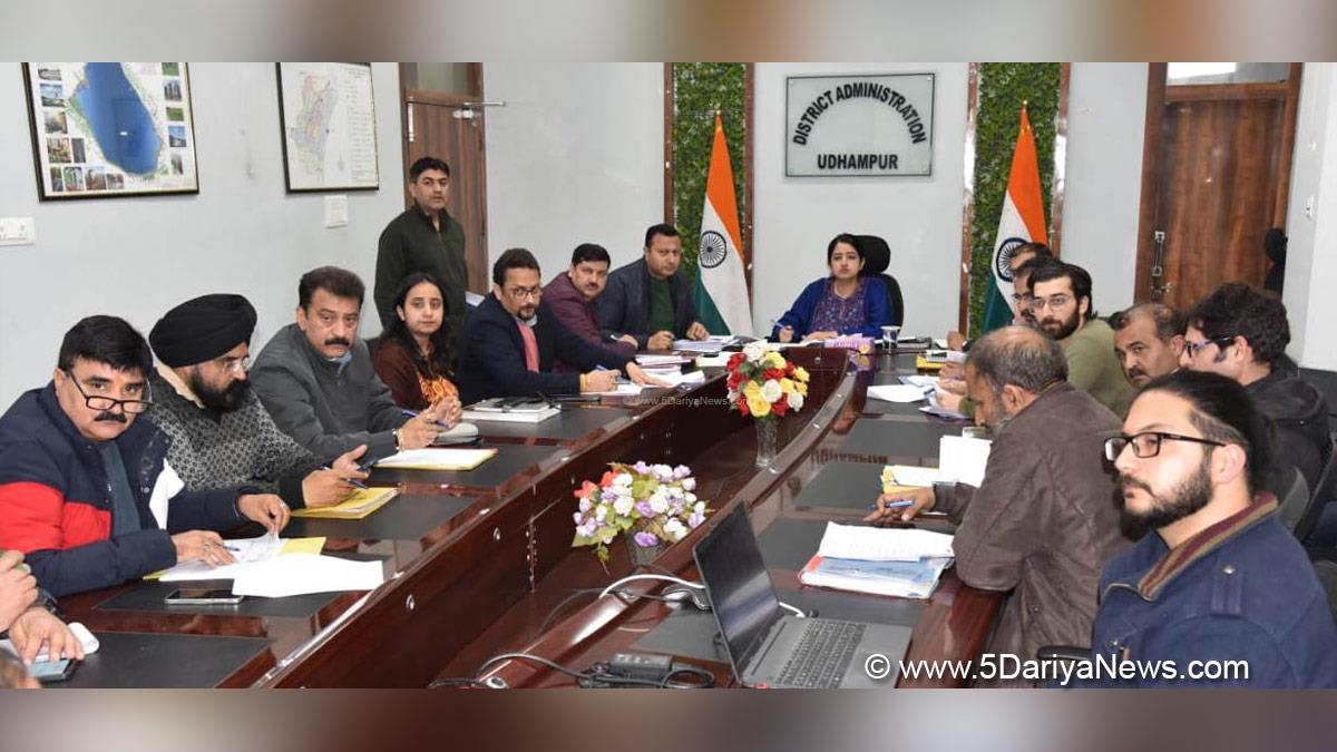 Saloni Rai, Udhampur, DDC Udhampur, District Development Commissioner Udhampur, Kashmir, Jammu And Kashmir, Jammu & Kashmir, District Administration Udhampur