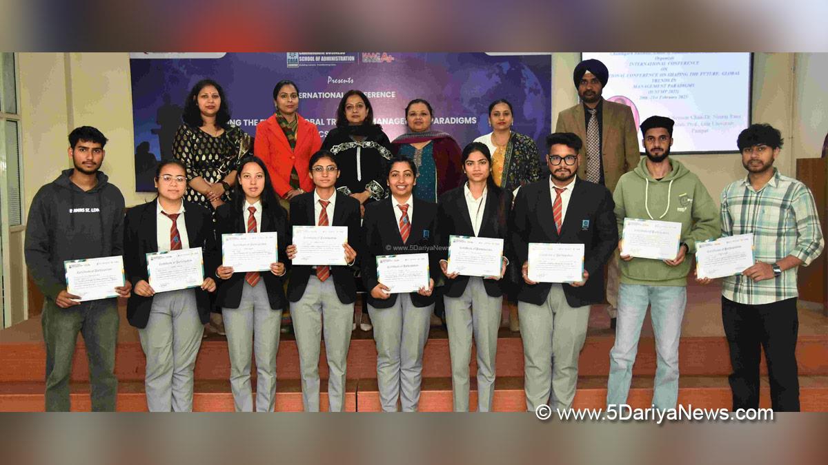 CGC Landran, Landran, Chandigarh Group Of Colleges, Satnam Singh Sandhu, Rashpal Singh Dhaliwal, Chandigarh Business School of Administration, CBSA, Global Management Trends 2025