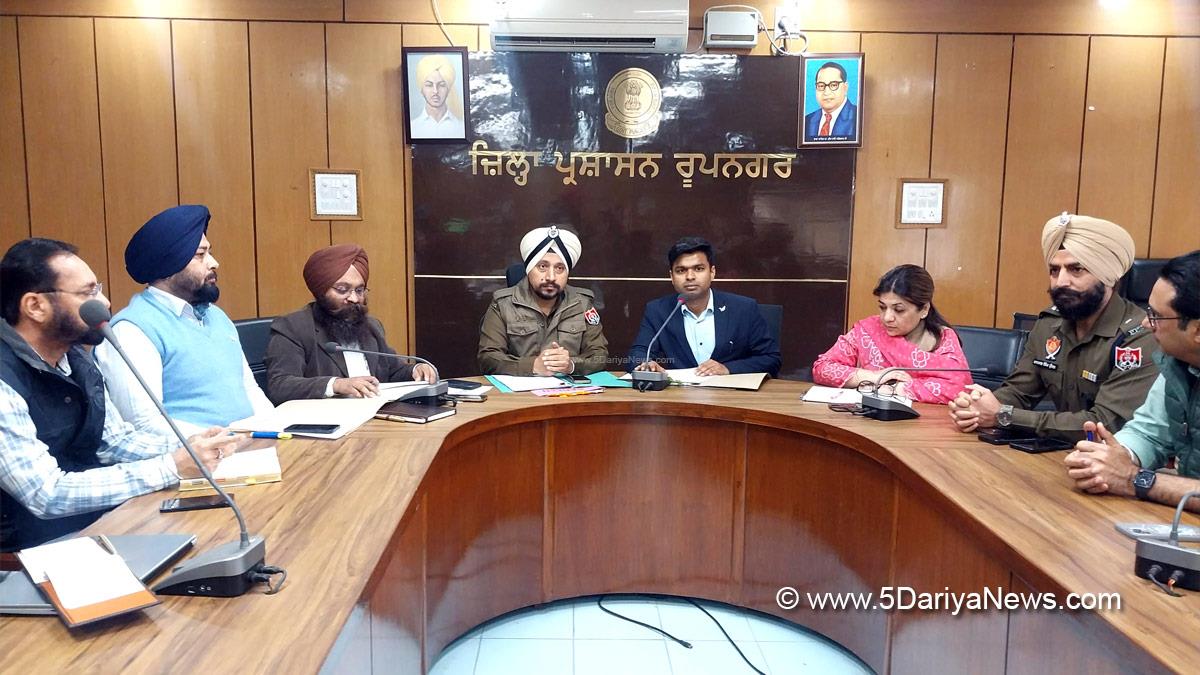 Himanshu Jain, DC Ropar, Deputy Commissioner Ropar, Rupnagar, Ropar    