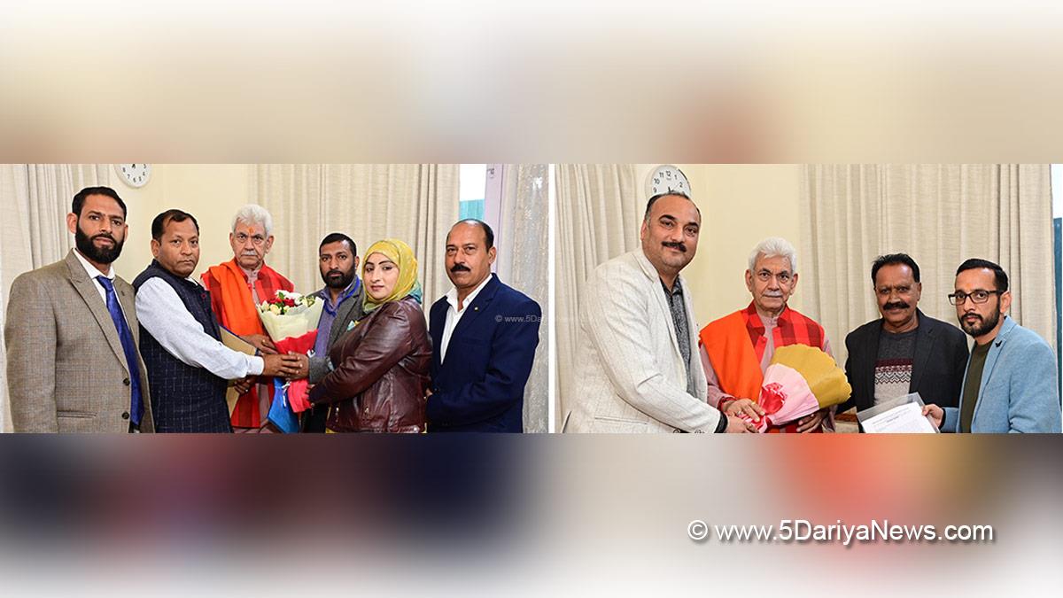 Manoj Sinha, Lieutenant Governor J&K, Raj Bhavan, Jammu, Srinagar, Kashmir, Jammu And Kashmir, Jammu & Kashmir