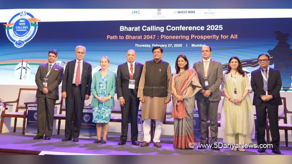 Piyush Goyal, Commerce and Industry Minister, BJP, Bharatiya Janata Party, Bharat Calling Conference 2025, Mumbai, Viksit Bharat 2047