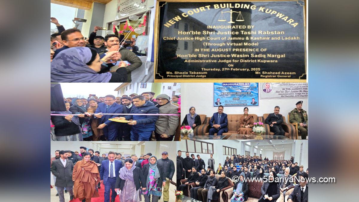 Ayushi Sudan, Kupwara, Deputy Commissioner Kupwara, Kashmir, Jammu And Kashmir, Jammu & Kashmir, District Administration Kupwara, Tashi Rabstan, Chief Justice High Court of Jammu