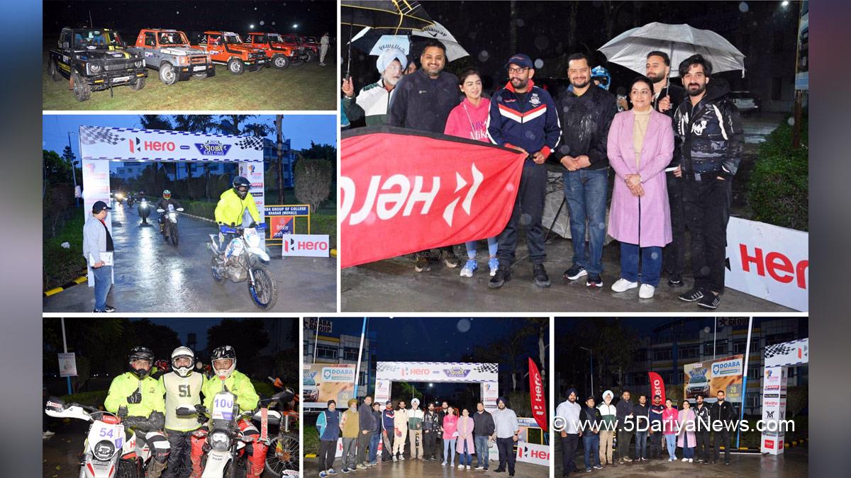 SJOBA Rally 2025, Doaba Group of Colleges, Kharar, motorsports, Hero Group, Navpreet Singh Sangha, Harpal Singh Malvai, Danish Singh Mangat, SPS Ghai, Nagendra Singh, Shivam Garg, Nipun Mehan, Sumit Bahl, Kharar, Kharar News, News of Kharar, Kharar Updates