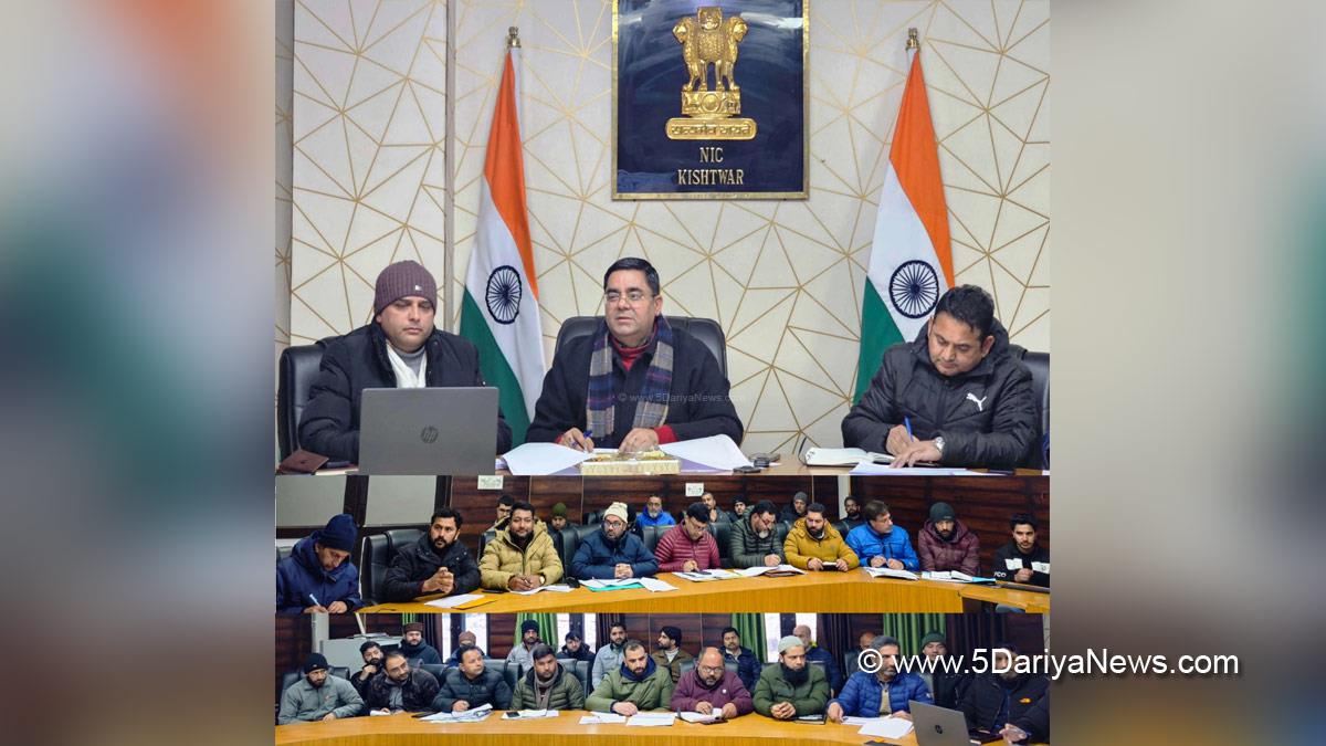 Rajesh Kumar Shavan, Kishtwar, DDC Kishtwar, District Development Commissioner Kishtwar, Kashmir, Jammu And Kashmir, Jammu & Kashmir, District Administration Kishtwar