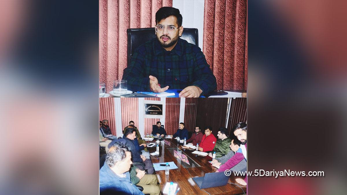 Abhishek Sharma, Rajouri, DDC Rajouri, District Development Commissioner Rajouri, Kashmir, Jammu And Kashmir, Jammu & Kashmir, District Administration Rajouri